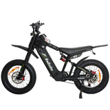 BAOLUJIE M2 Full Suspension Fat E-Bike 20x4.0 inch 65KMH | 60v 2000w | Hydraulic Disc Brake | 25Ah power battery