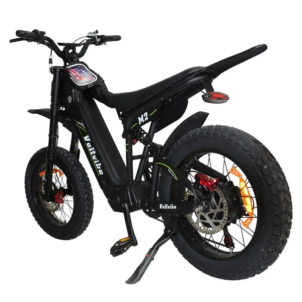 BAOLUJIE M2 Full Suspension Fat E-Bike 20x4.0 inch 65KMH | 60v 2000w | Hydraulic Disc Brake | 25Ah power battery - Rich Bit eBike