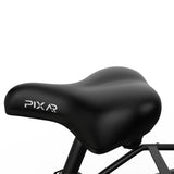PIXAR C1 Adult Electric City Bike with Rear Rack & Fenders 36V 13Ah E-Bike Unisex Commute Bicycle Shimano 7 Speed Rich Bit eBike