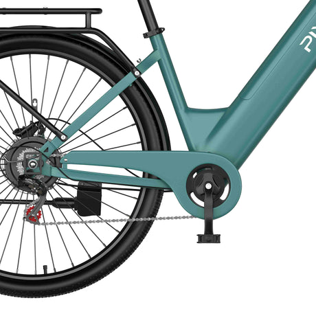 PIXAR C1 Pro Upgraded Electric Bicycle 36V 18Ah 250W Ebike with Hydraulic Brakes 150KM Range Front Suspension Adjustable Handlebar Shimano 7 Speed City E-bike Rich Bit eBike
