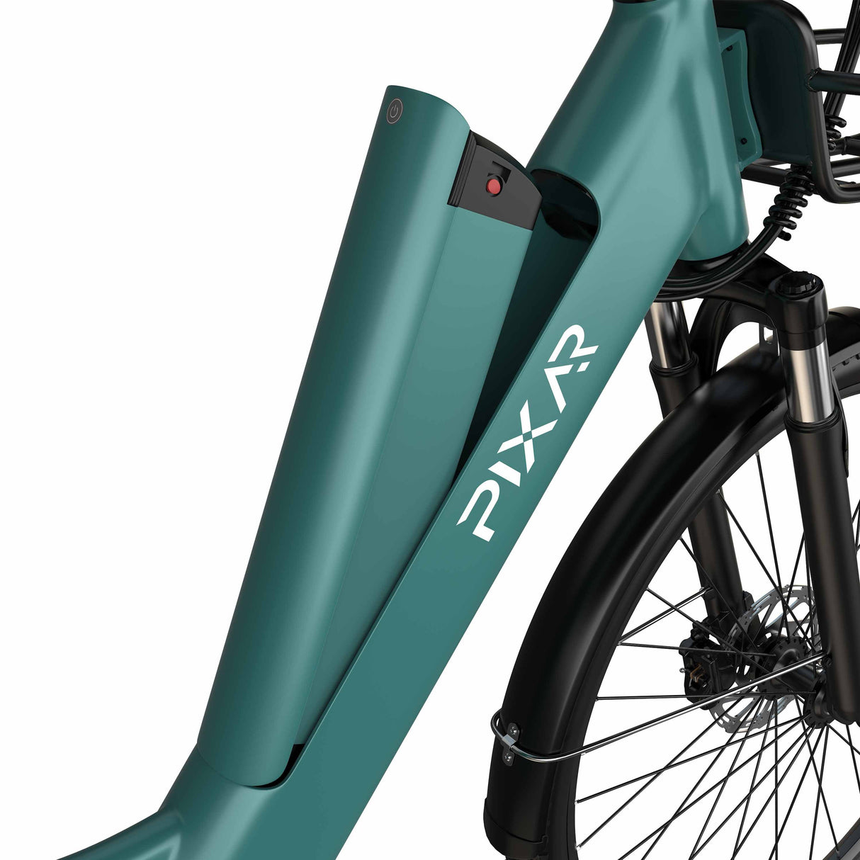 PIXAR C1 Pro Upgraded Electric Bicycle 36V 18Ah 250W Ebike with Hydraulic Brakes 150KM Range Front Suspension Adjustable Handlebar Shimano 7 Speed City E-bike Rich Bit eBike