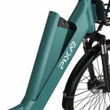 PIXAR C1 Pro Upgraded Electric Bicycle 36V 18Ah 250W Ebike with Hydraulic Brakes 150KM Range Front Suspension Adjustable Handlebar Shimano 7 Speed City E-bike Rich Bit eBike