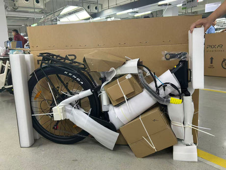 PIXAR C1 Pro Upgraded Electric Bicycle 36V 18Ah 250W Ebike with Hydraulic Brakes 150KM Range Front Suspension Adjustable Handlebar Shimano 7 Speed City E-bike Rich Bit eBike