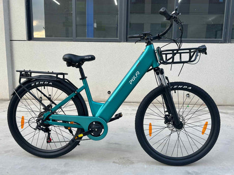 PIXAR C1 Pro Upgraded Electric Bicycle 36V 18Ah 250W Ebike with Hydraulic Brakes 150KM Range Front Suspension Adjustable Handlebar Shimano 7 Speed City E-bike Rich Bit eBike