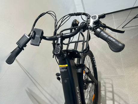 PIXAR C1 Pro Upgraded Electric Bicycle 36V 18Ah 250W Ebike with Hydraulic Brakes 150KM Range Front Suspension Adjustable Handlebar Shimano 7 Speed City E-bike Rich Bit eBike