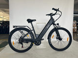 PIXAR C1 Adult Electric City Bike with Rear Rack & Fenders 36V 13Ah E-Bike Unisex Commute Bicycle Shimano 7 Speed Rich Bit eBike