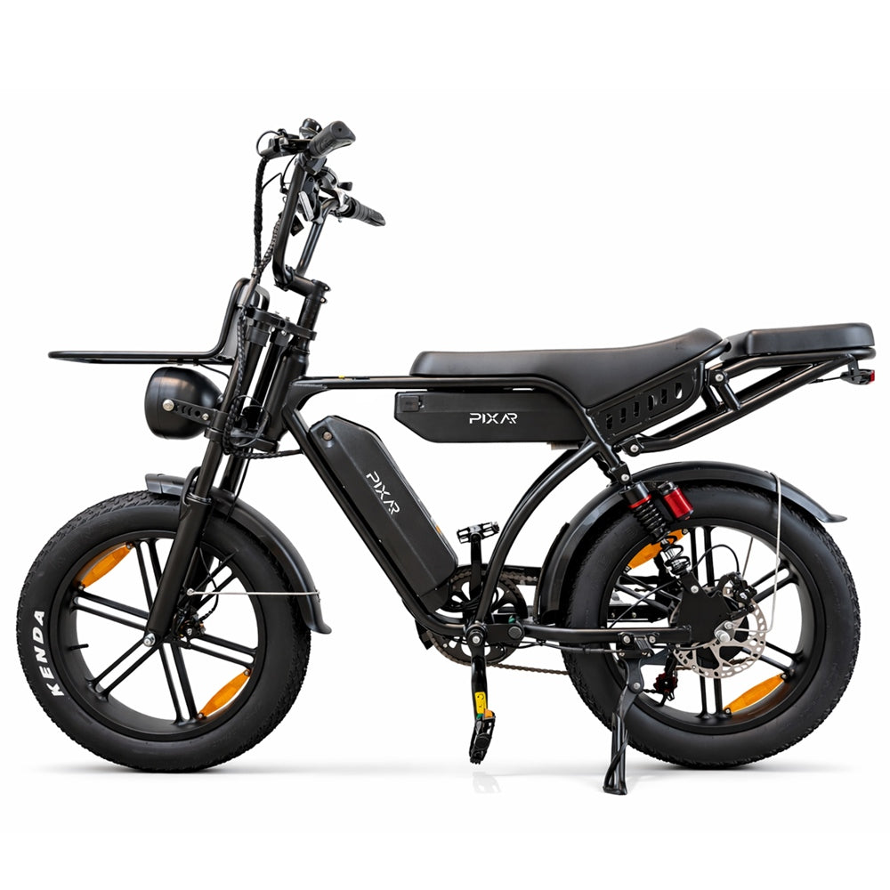 PIXAR M9 Dual Battery Electric Bike | 48V 35Ah Long Range | 250W High Speed Motor | 20" Fat Tire All-Terrain E-Bike Rich Bit eBike