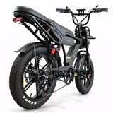PIXAR M9 Dual Battery Electric Bike | 48V 35Ah Long Range | 250W High Speed Motor | 20" Fat Tire All-Terrain E-Bike Rich Bit eBike