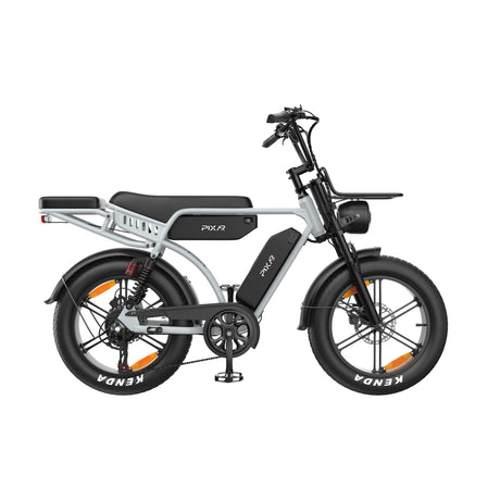 PIXAR M9 Dual Battery Electric Bike | 48V 35Ah Long Range | 250W High Speed Motor | 20" Fat Tire All-Terrain E-Bike Rich Bit eBike