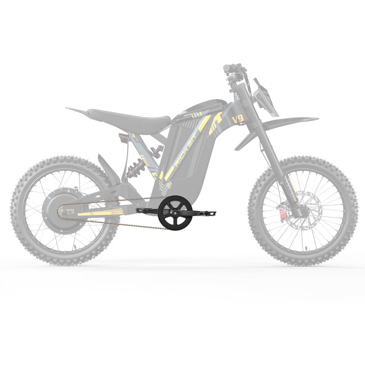 Pedal kits for Rich Bit V9 Ultra Electric Motorcycle Rich Bit eBike