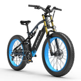 LANKELEISI RV700 Full Suspension Fat Electric Bike 26inch | 48v 1000w | Hydraulic Disc Brake | 16Ah lithium battery