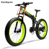 LANKELEISI XT750 Plus Mountain Foldable e Bike 26inch 40KMH | 48v 1000w | Hydraulic Disc Brake | 17.5Ah hidden battery\