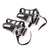 Wellgo Quick-Release Detachable Bicycle Pedals – Aluminum Alloy Flat Platform with Safety Locking Clips for Folding Bikes and E-Bikes Rich Bit eBike