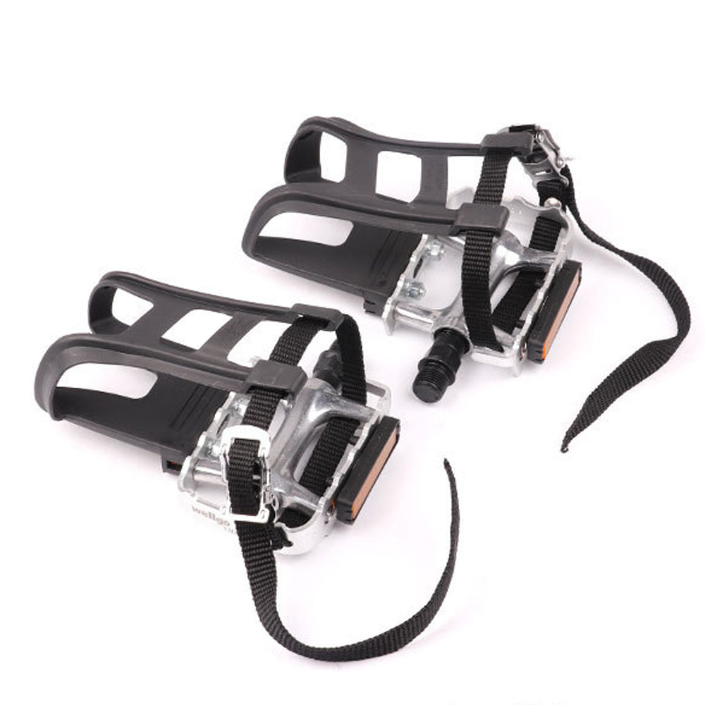 Wellgo Quick-Release Detachable Bicycle Pedals – Aluminum Alloy Flat Platform with Safety Locking Clips for Folding Bikes and E-Bikes Rich Bit eBike