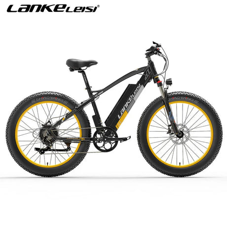 LANKELEISI XC4000 Mountain all-terrain e Bike 26inch 40KMH | 48v 1000w | Hydraulic Disc Brake | 15Ah hidden battery - Rich Bit eBike