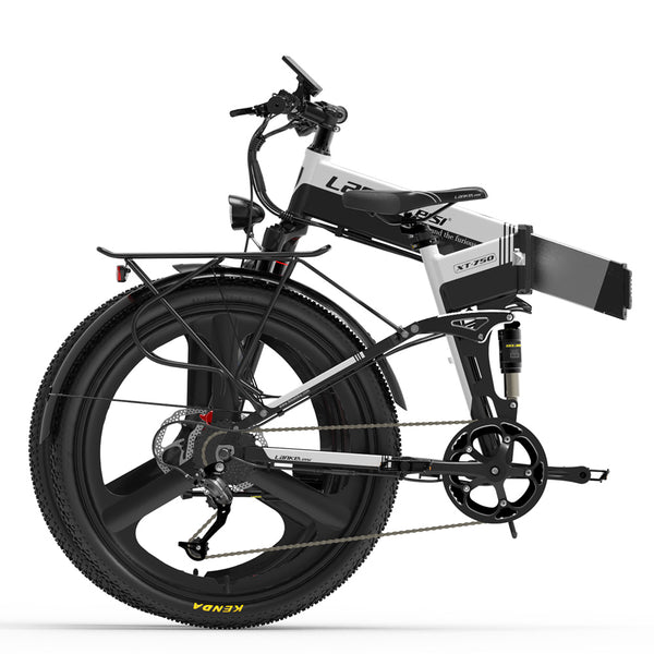 LANKELEISI XT750 Sport Foldable MTB e Bike 26inch 35KMH | 48v 500w | Hydraulic Disc Brake | 12.8Ah hidden battery