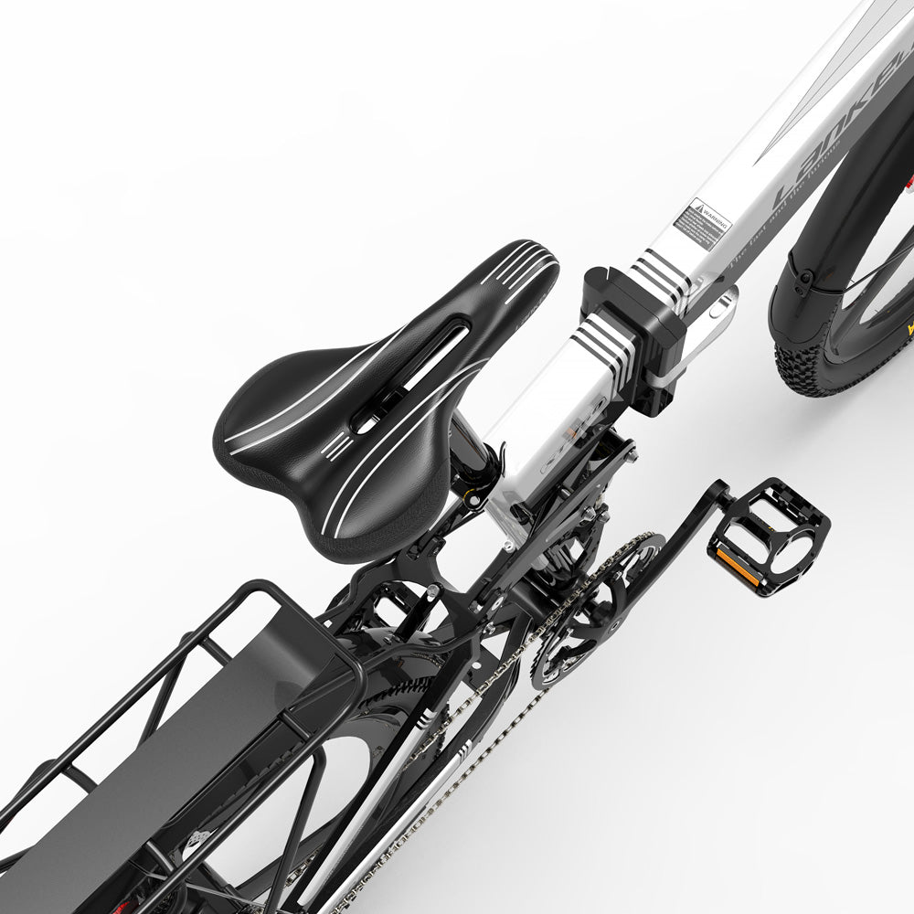 LANKELEISI XT750 Sport Foldable MTB e Bike 26inch 35KMH | 48v 500w | Hydraulic Disc Brake | 12.8Ah hidden battery