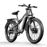 SHENGMILO S600 Full Suspension Fat E-Bike 26x3.0 inch 25KMH | 48v 2000w dual-motor | Hydraulic Disc Brake | 17.5Ah SAMSUNG battery Rich Bit eBike