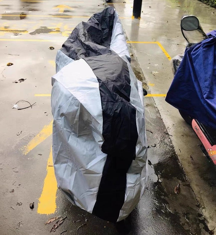 Xl Size Outdoor Bike Cover Rain Proof Durable For Motorcycle Electric Bicycle Made Polyester Nylon Cover Rich Bit eBike
