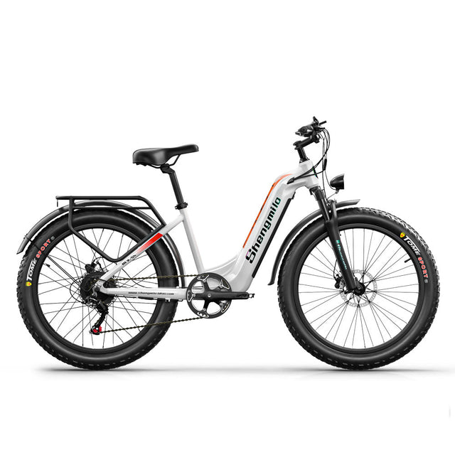SHENGMILO MX06 City Commute e bike 26x3.0 inch 25KMH | 48v 500w 80N.m | Hydraulic Disc Brake | 17.5Ah SAMSUNG battery Rich Bit eBike