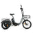 CYSUM AG1 Folding Electric Tricycle | 750W Motor & 48V 20Ah Removable Lithium Battery | Step-Through E-Trike with Hydraulic Disc Brakes, Speed Differential System, NFC LCD Display Rich Bit eBike