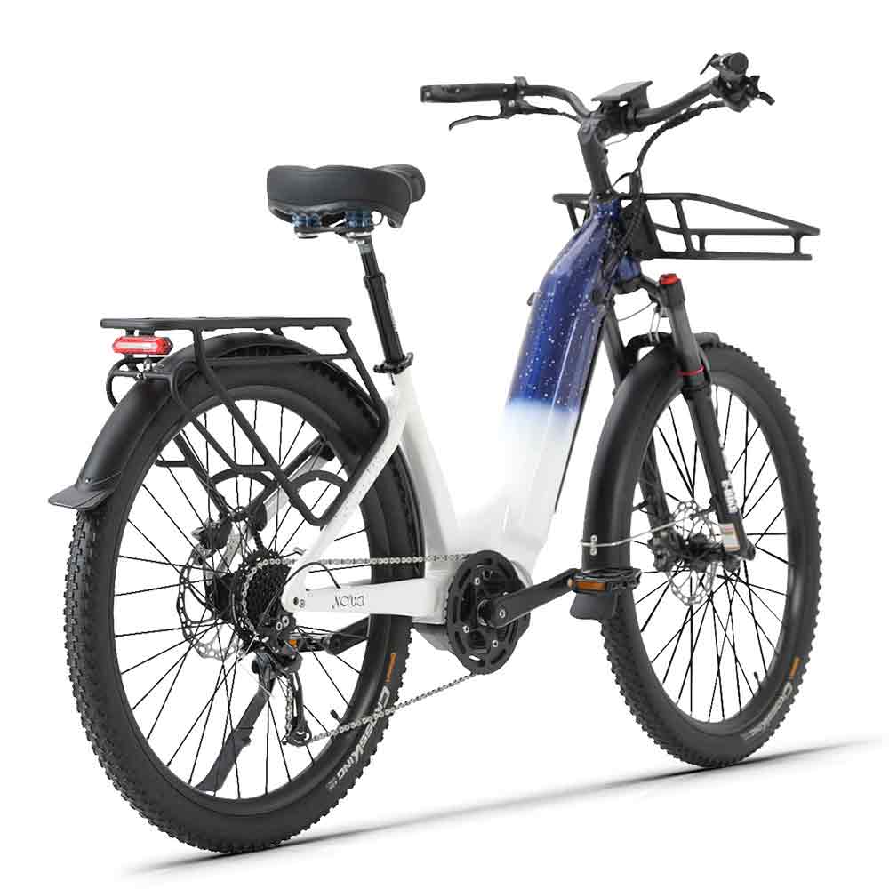 CYSUM Nova 27.5" Mountain Electric Bike, 140Nm Off-road Ebike, Mid-mounted Motor, 48V 14Ah Li-Battery, Adult Electric Bicycle Rich Bit eBike