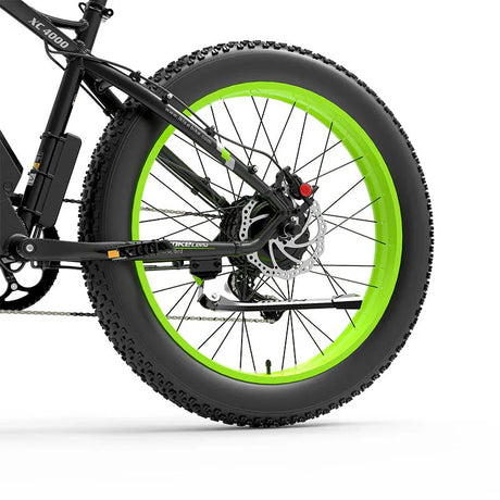 LANKELEISI XC4000 Mountain all-terrain e Bike 26inch 40KMH | 48v 1000w | Hydraulic Disc Brake | 15Ah hidden battery - Rich Bit eBike