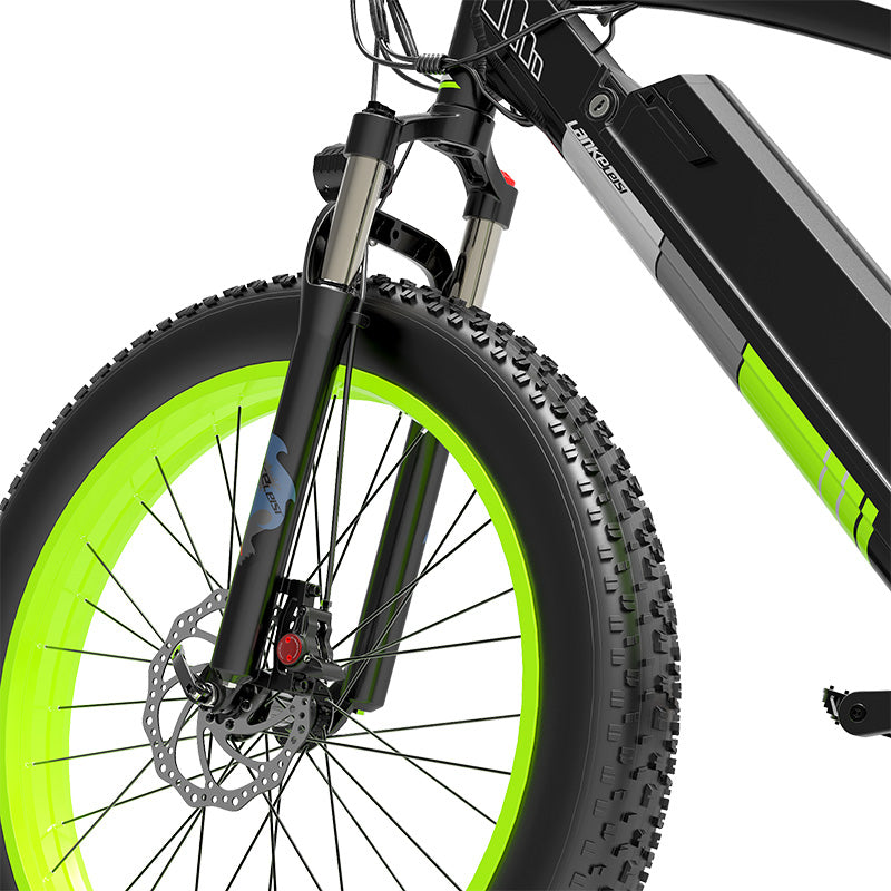 LANKELEISI XC4000 Mountain all-terrain e Bike 26inch 40KMH | 48v 1000w | Hydraulic Disc Brake | 15Ah hidden battery