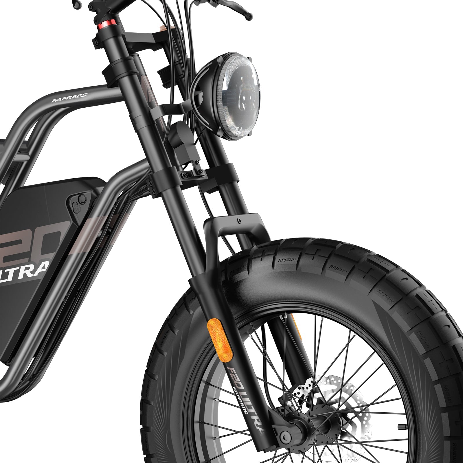 Fafrees F20 Ultra 1200W Peak 25Ah LG 20" 5.0 Fat Moto-Style E-Bike Rich Bit eBike