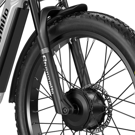 SHENGMILO S600 Full Suspension Fat E-Bike 26x3.0 inch 25KMH | 48v 2000w dual-motor | Hydraulic Disc Brake | 17.5Ah SAMSUNG battery Rich Bit eBike