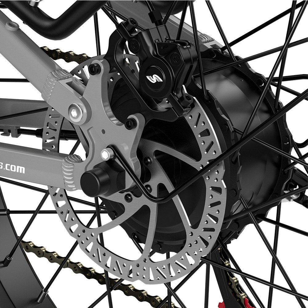 SHENGMILO S600 Full Suspension Fat E-Bike 26x3.0 inch 25KMH | 48v 2000w dual-motor | Hydraulic Disc Brake | 17.5Ah SAMSUNG battery Rich Bit eBike