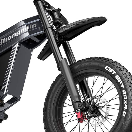 SHENGMILO S900 Off-road E Motorcycle 20x4.0 inch 65KMH | 60v 1500w 150N.m | Hydraulic Disc Brake | 30Ah SAMSUNG battery Rich Bit eBike