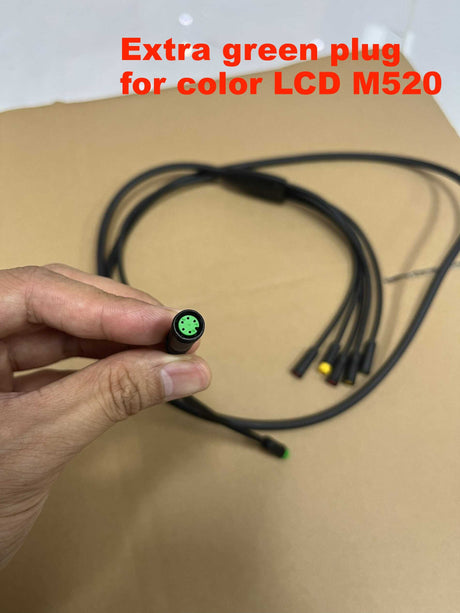 Connection Cable Wiring Harness Main Cable Waterproof For Electric Bike M900/M520/Top-022 RICH BIT EBIKE OFFICIAL STORE