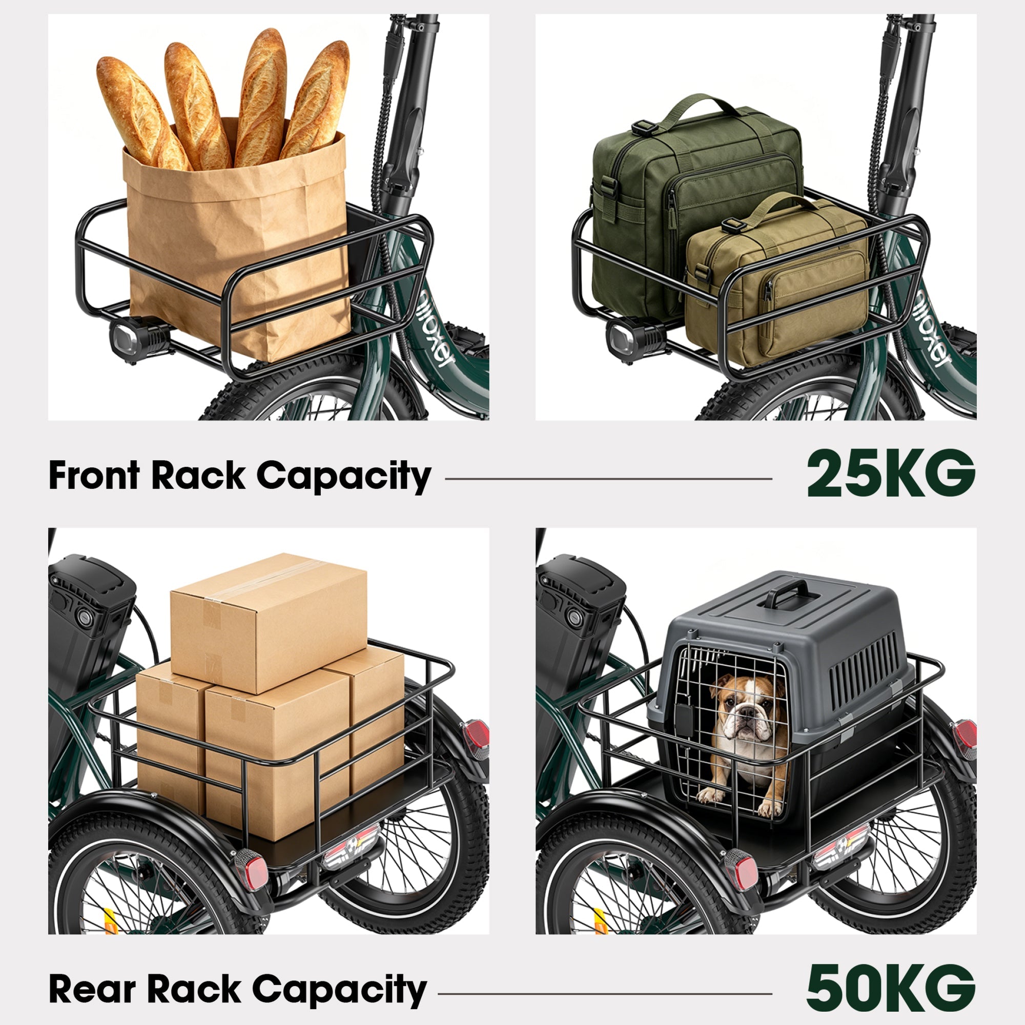 niloxer KA1 Small Electric Tricycle Rich Bit eBike