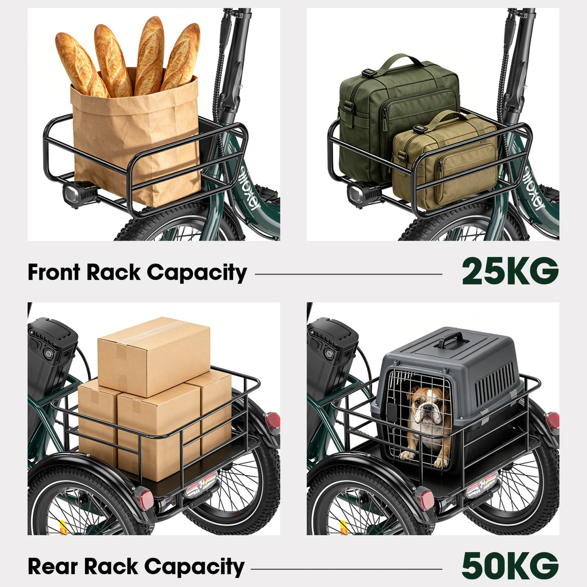 niloxer KA1 Small Electric Tricycle Rich Bit eBike