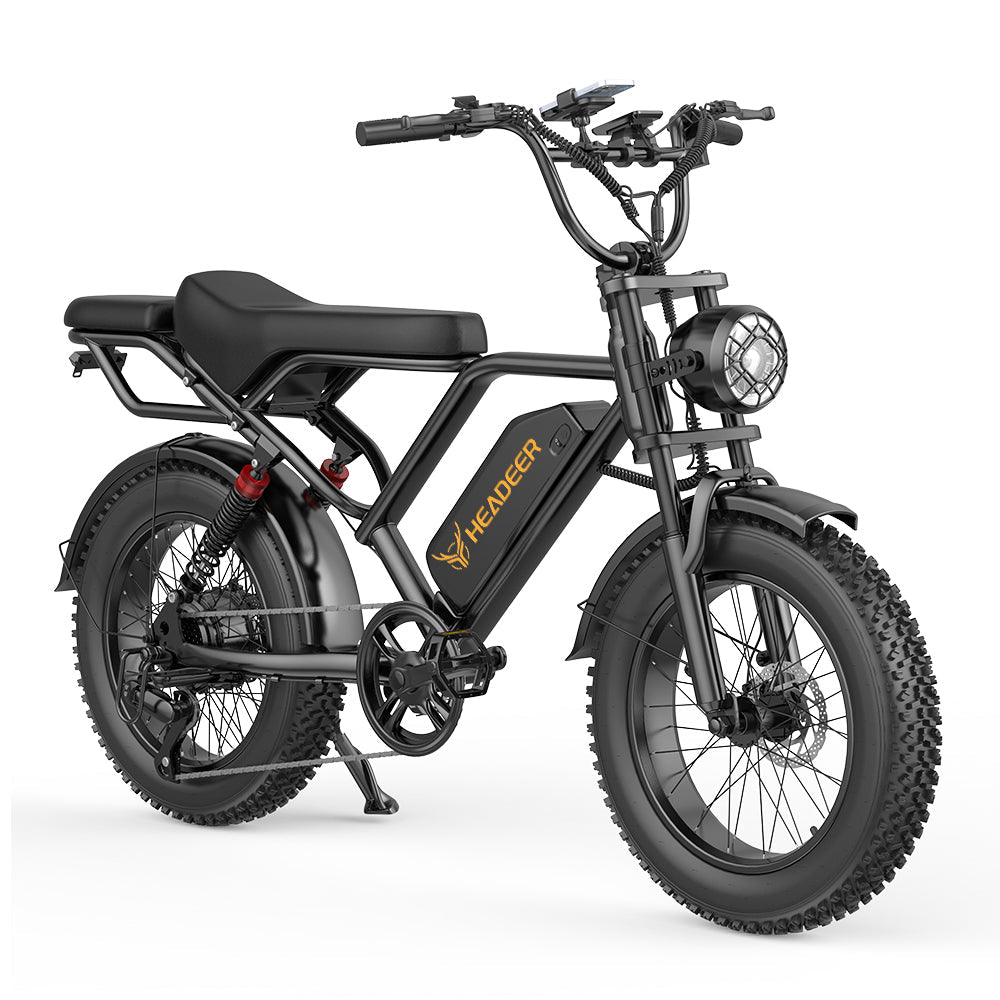 Headeer BK20 Full Suspension 20 Inch Fat e Bike Rich Bit eBike