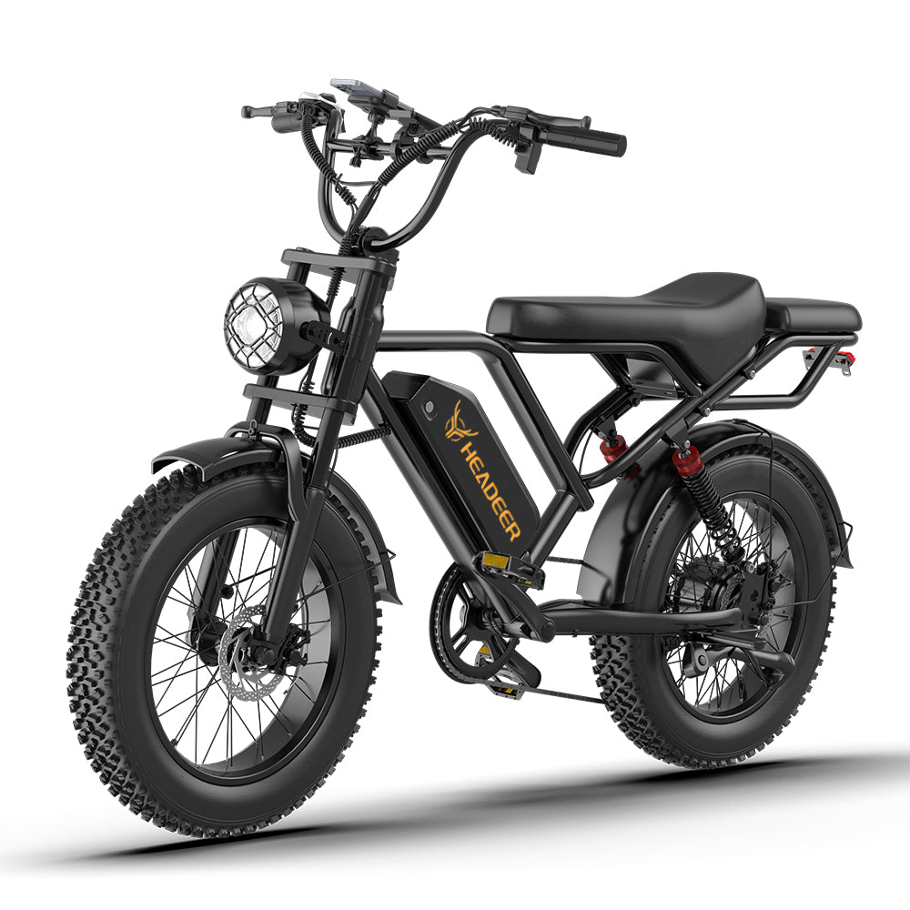 Headeer BK20 Full Suspension 20 Inch Fat e Bike Rich Bit eBike