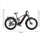 Lankeleisi Silvertip 8 Long Rang All Terrain Fat e Bike Rich Bit eBike
