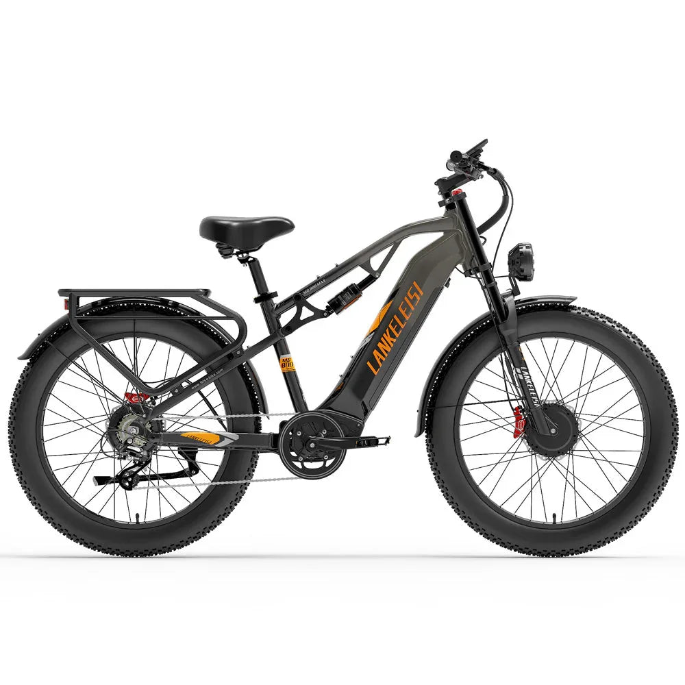 LANKELEISI MG800 Max Fat e Bike 26inch 48KMH | 48v 2000w dual motor | Hydraulic Disc Brake | Samsung 20Ah portable battery - Rich Bit eBike