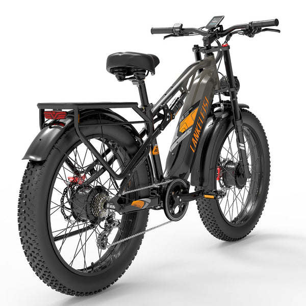 LANKELEISI MG800 Max Fat e Bike 26inch 48KMH | 48v 2000w dual motor | Hydraulic Disc Brake | Samsung 20Ah portable battery Rich Bit eBike