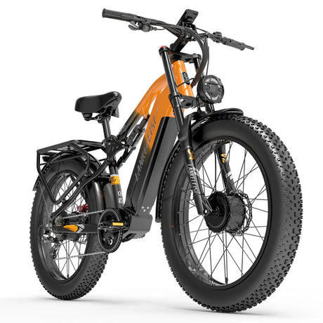 LANKELEISI MG800 Max Fat e Bike 26inch 48KMH | 48v 2000w dual motor | Hydraulic Disc Brake | Samsung 20Ah portable battery - Rich Bit eBike