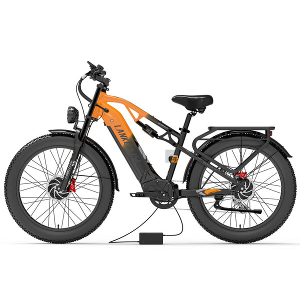 LANKELEISI MG800 Max Fat e Bike 26inch 48KMH | 48v 2000w dual motor | Hydraulic Disc Brake | Samsung 20Ah portable battery Rich Bit eBike