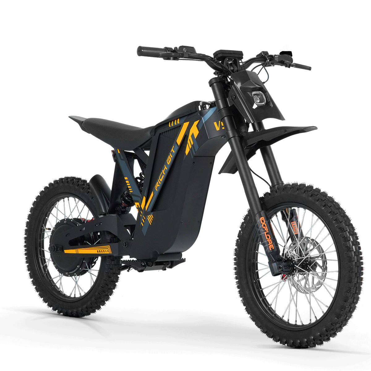 e fahrrad motorrad RICH BIT V9 Ultra Max 63Kmh 20Ah Offroad-Elektromotorrad – Rich Bit eBike