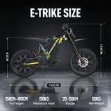 RICH BIT V9 Ultra 2500W Electric Motorcycle | 63km/h Max Speed & 150N.m Torque | 20Ah Long Range Battery | Full Suspension All-Terrain Off-Road E-Bike for Adults Rich Bit eBike