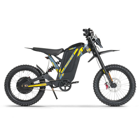 RICH BIT V9 Ultra 2500W Electric Motorcycle | 63km/h Max Speed & 150N.m Torque | 20Ah Long Range Battery | Full Suspension All-Terrain Off-Road E-Bike for Adults Rich Bit eBike