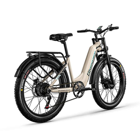 SHENGMILO S700 Step Through Fat E-Bike 26x3.0 inch 25KMH | 48v 2000w dual-motor | Hydraulic Disc Brake | 17.5Ah SAMSUNG battery Rich Bit eBike
