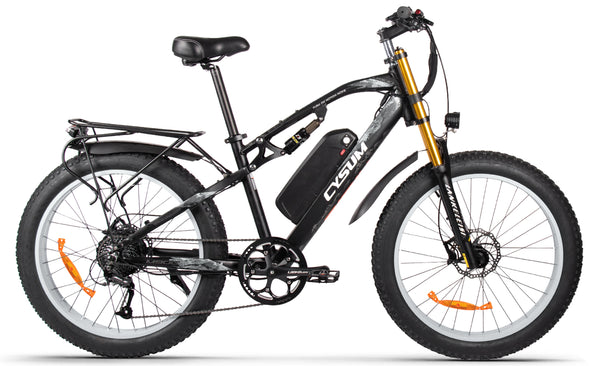 CM-900 1000W 48V Moteur 17Ah Li-Battery Fat E-Bike Vélo pour homme