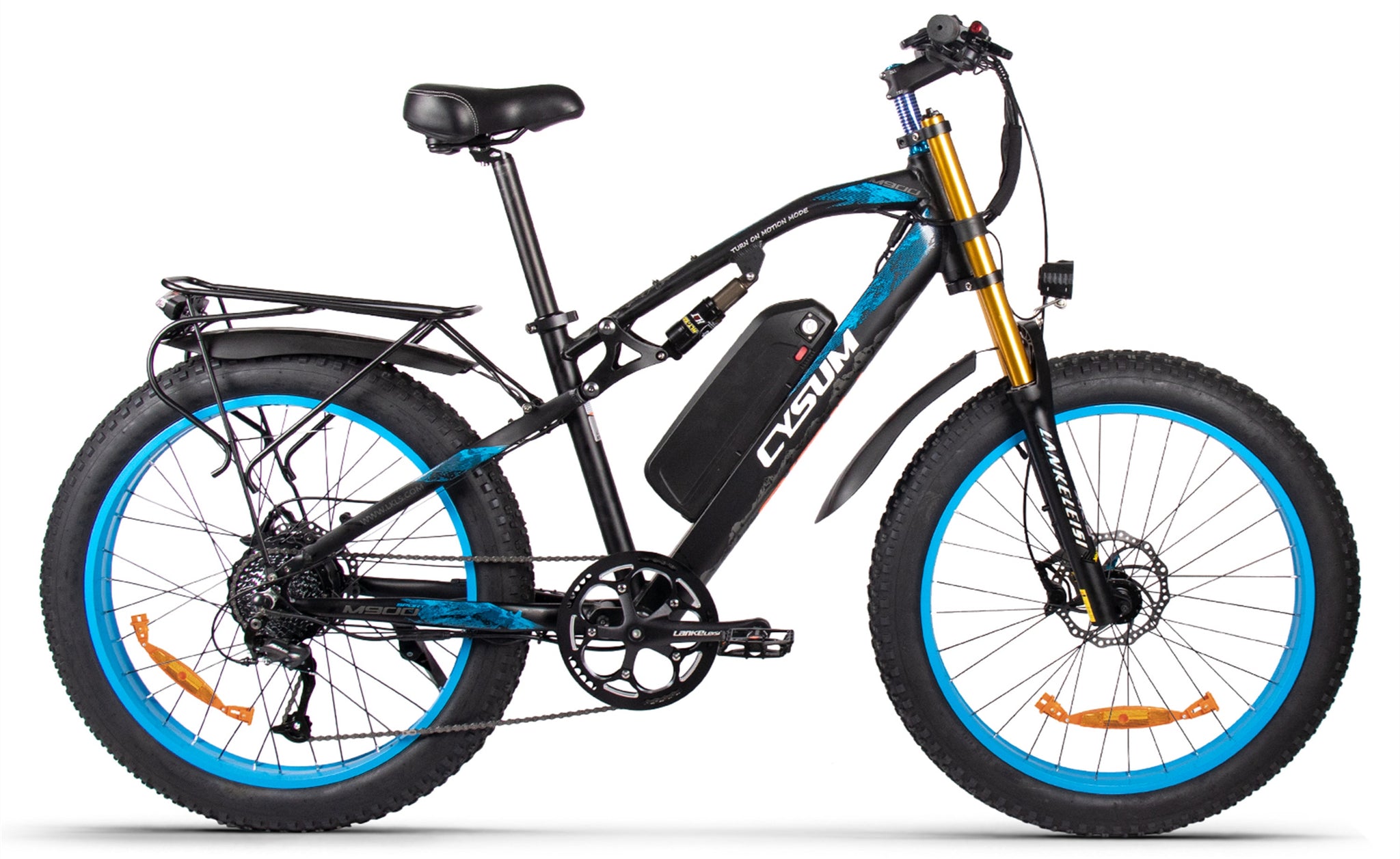 M900 PLUS 1000W 48V Motore 17Ah Li-Battery Fat E-Bike Bicicletta da uomo