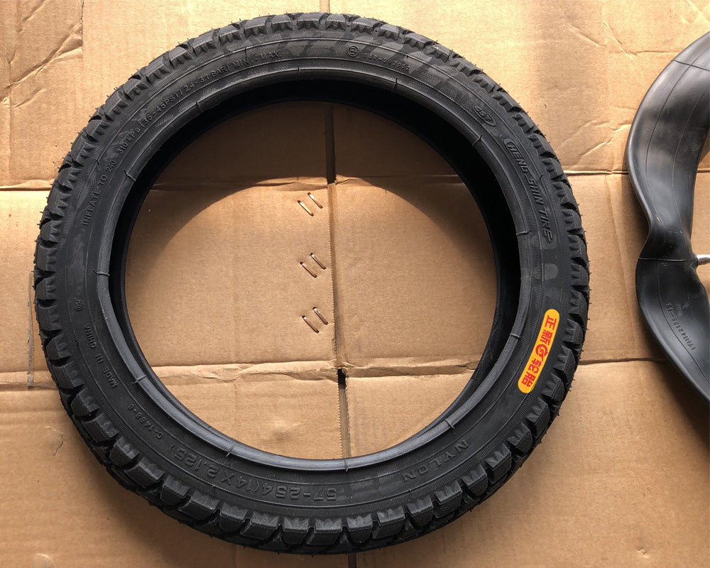 RICH BIT TOP-618 CST Gros pneu tout-terrain 14,0 × 2,125 pouces (pneu et chambre à air)